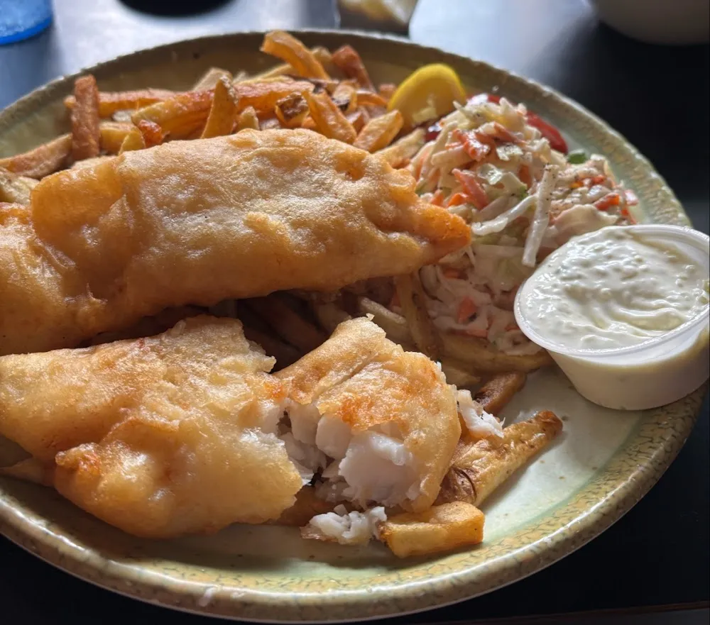 Beer Battered Fish & Chips